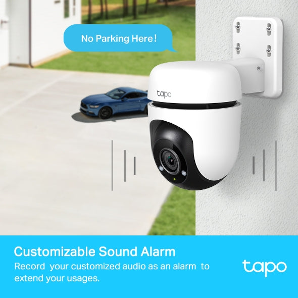 Cámara de Seguridad Smart WiFi TPLink TAPO C500 para exterior con rotación 360°