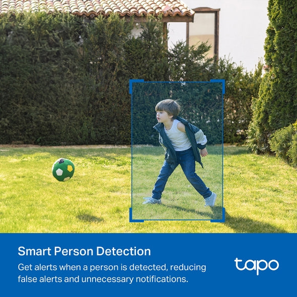 Cámara Smart WiFi TPLink TAPO C-410 con Panel Solar – Visión Nocturna – Micro SD – 2K