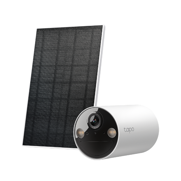 Cámara Smart WiFi TPLink TAPO C-410 con Panel Solar – Visión Nocturna – Micro SD – 2K