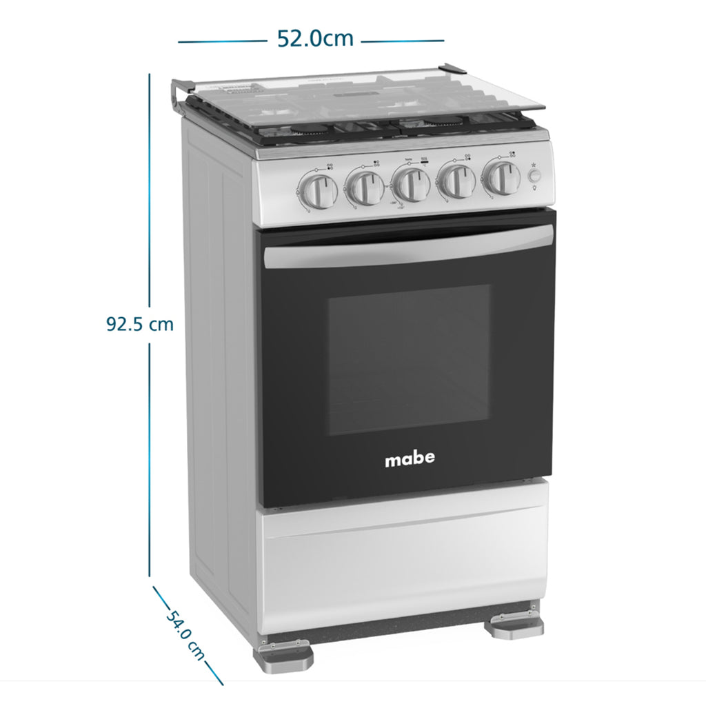 Cocina a Gas MABE -  4 Quemadores 52 cm - TX5120EX4 Croma