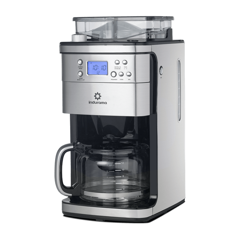 Cafetera Indurama con Molino 12 Tazas Croma | MCI-CR