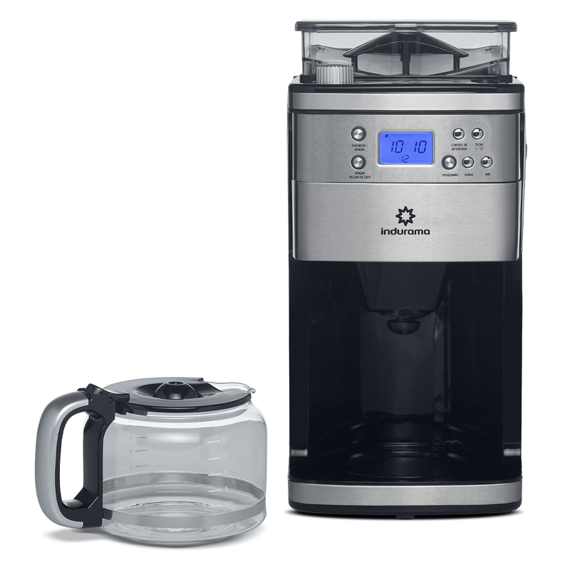 Cafetera Indurama con Molino 12 Tazas Croma | MCI-CR