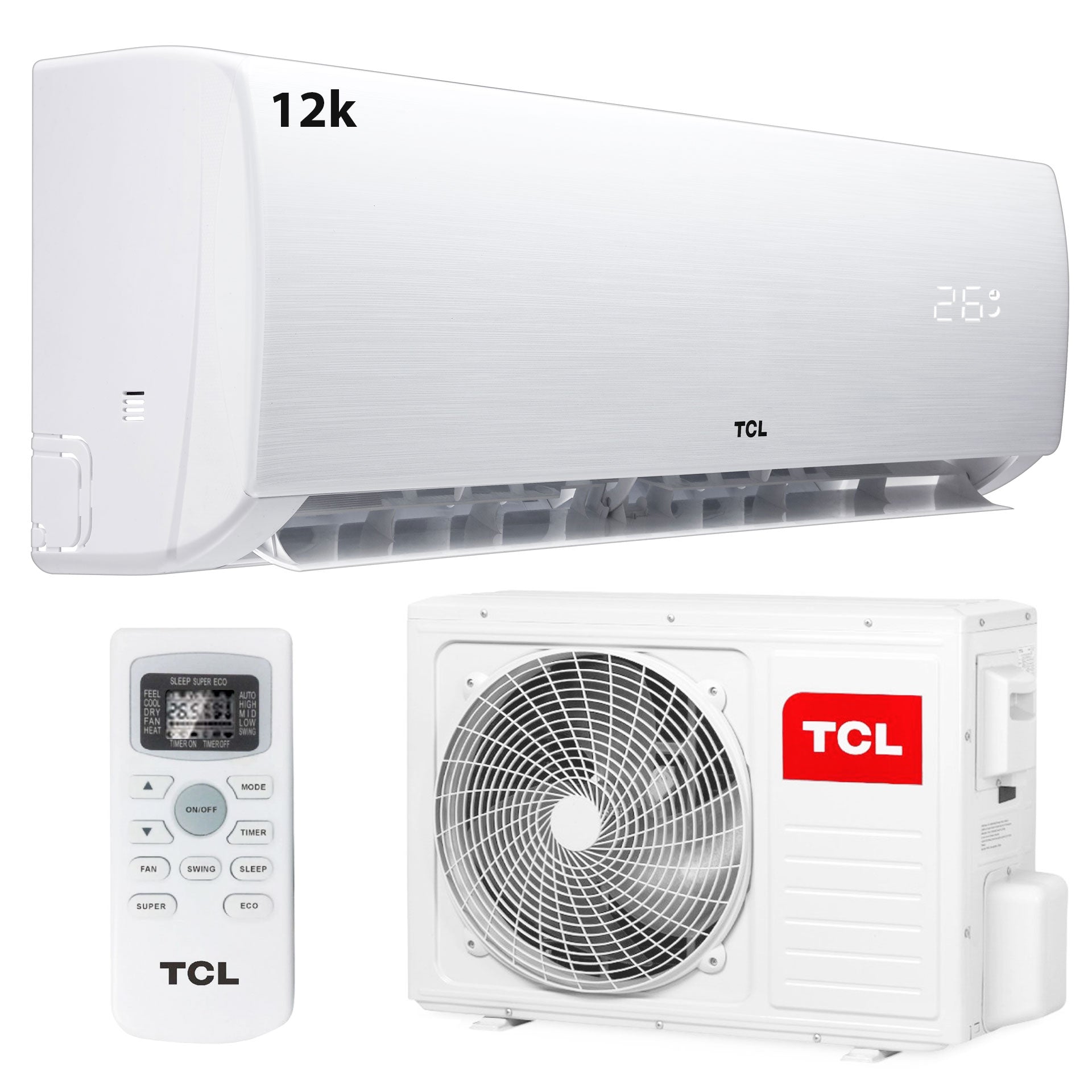 Aire Acondicionado TCL Alta Eficiencia 12000 BTU