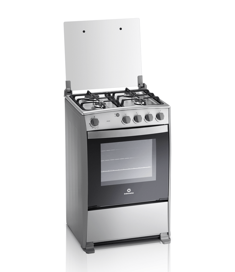 Cocina a Gas Indurama - 4 Quemadores 24" - CORUÑA QUARZO HOME Croma