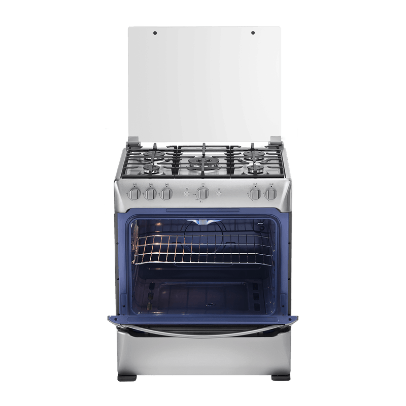 Cocina a Gas Indurama Turín Zafiro 5 Quemadores Croma 30"