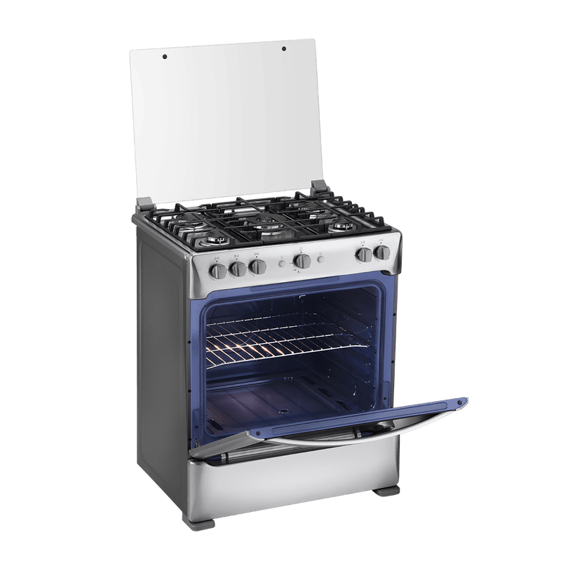 Cocina a Gas Indurama Turín Zafiro 5 Quemadores Croma 30"