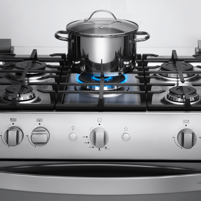 Cocina a Gas Indurama Turín Zafiro 5 Quemadores Croma 30"