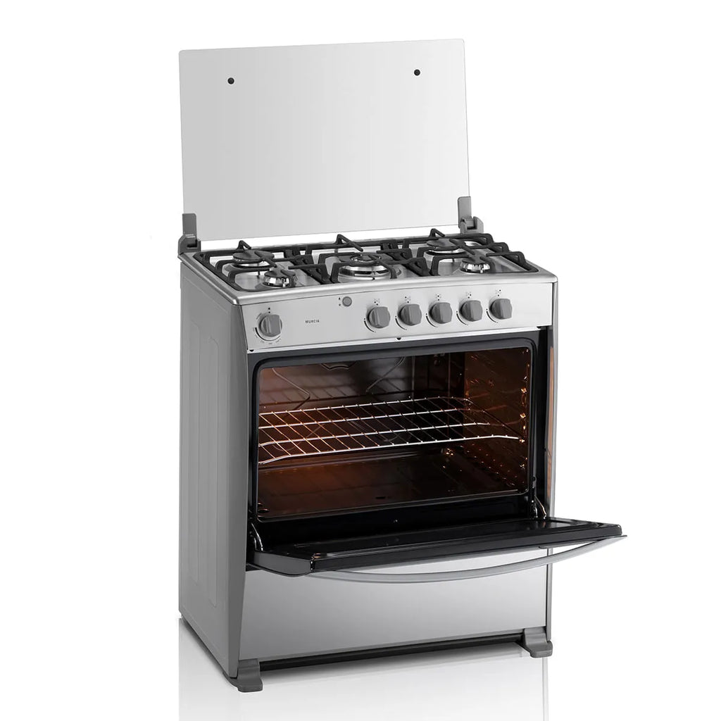 Cocina a Gas Indurama - 5 Quemadores Croma 32" - MURCIA QUARZO HOME