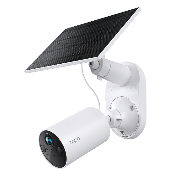 Cámara Smart WiFi TPLink TAPO C-410 con Panel Solar – Visión Nocturna – Micro SD – 2K