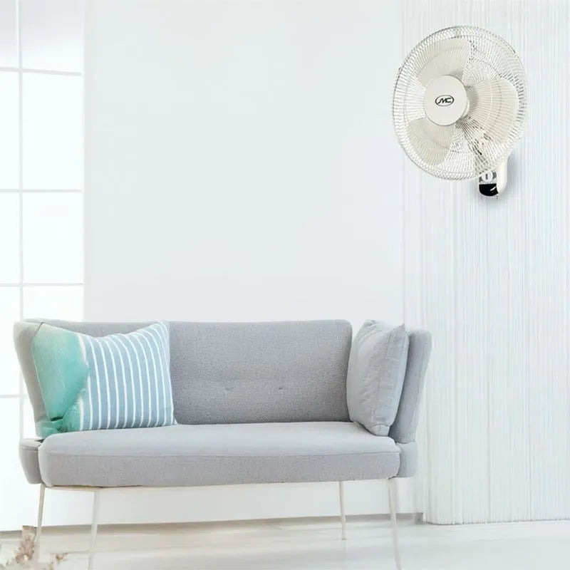 Ventilador de Pared SMC 16" 3 Velocidades | Color Blanco