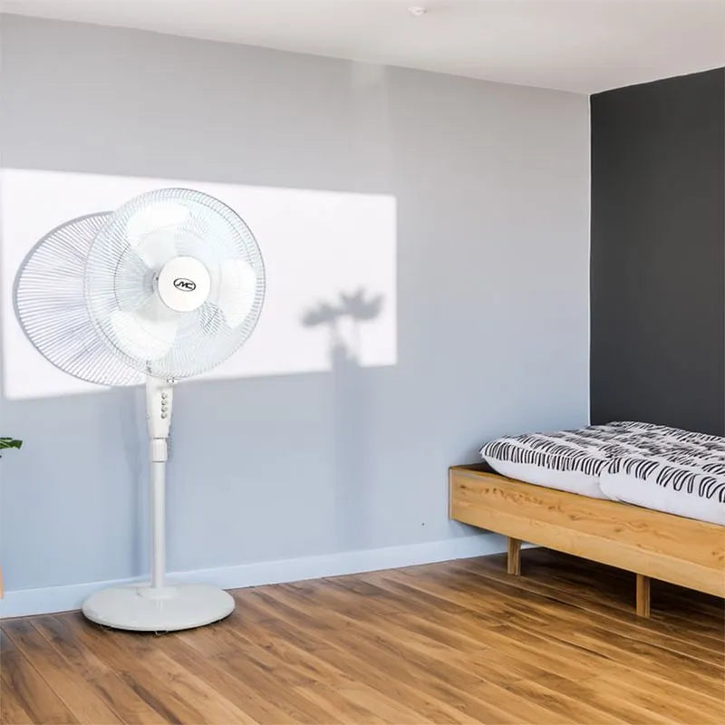 Ventilador de Pedestal SMC | 18" Color Blanco