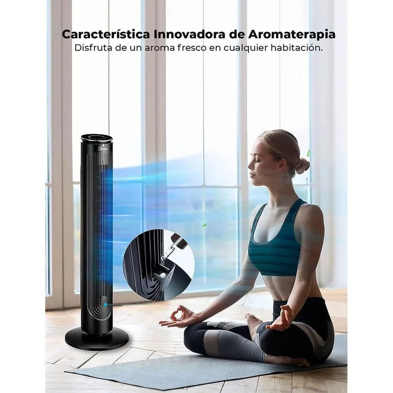 Ventilador de Torre Midea | 5 Velocidades Color Negro