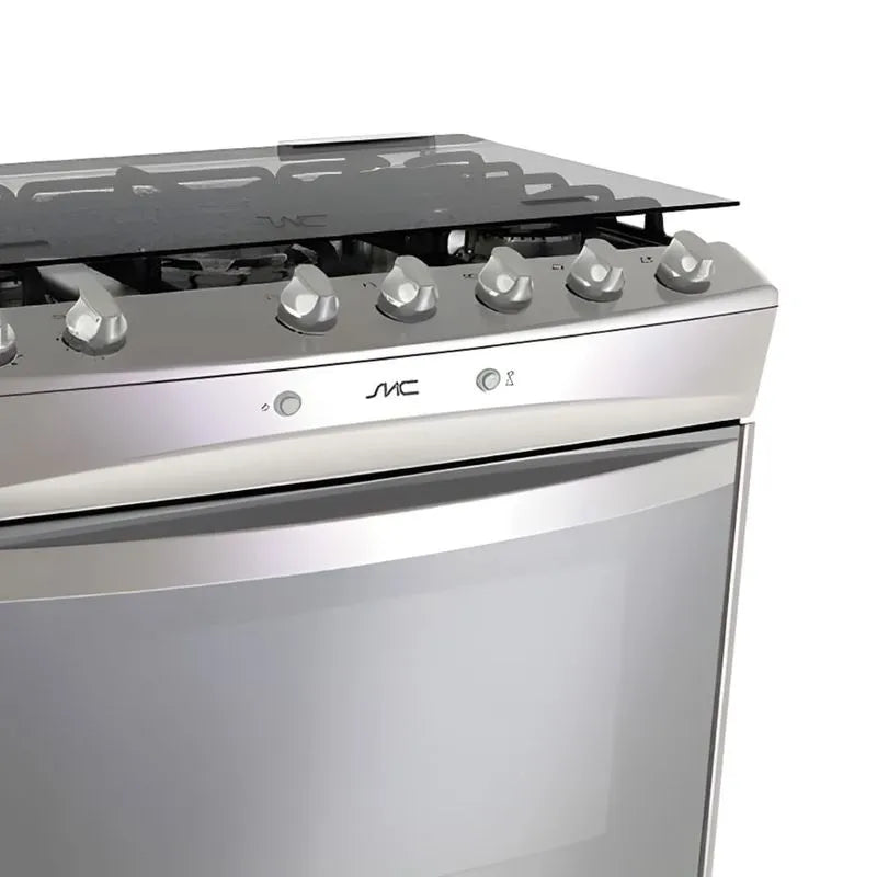Cocina a Gas SMC - 5 Quemadores 30" - MARTINA01 Silver