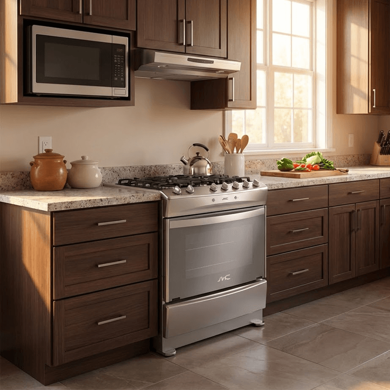 Cocina a Gas SMC - 5 Quemadores 30" - MARTINA01 Silver