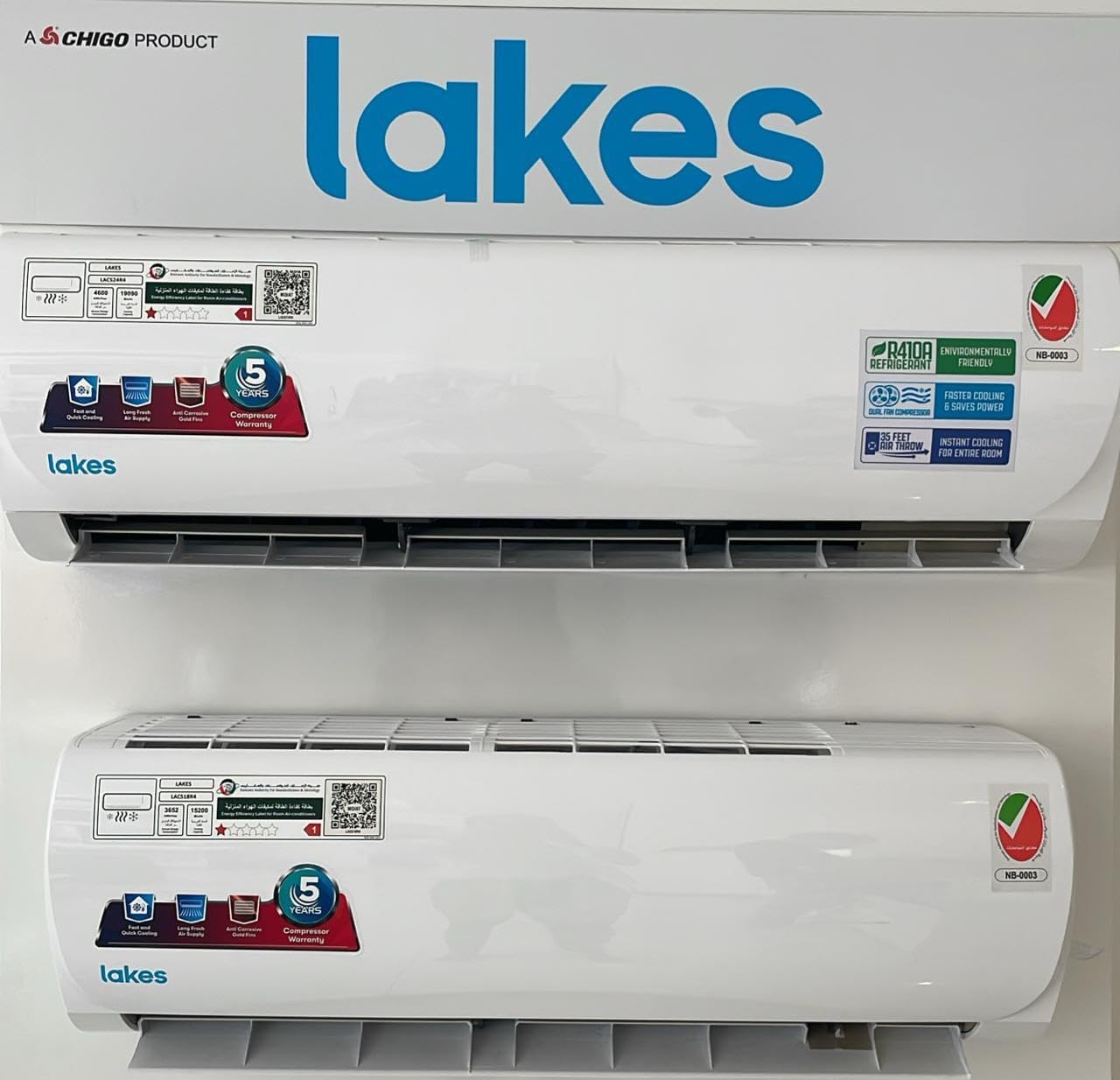 Aire Acondicionado LAKES Split Alta Eficiencia Wi-Fi 12000 BTU