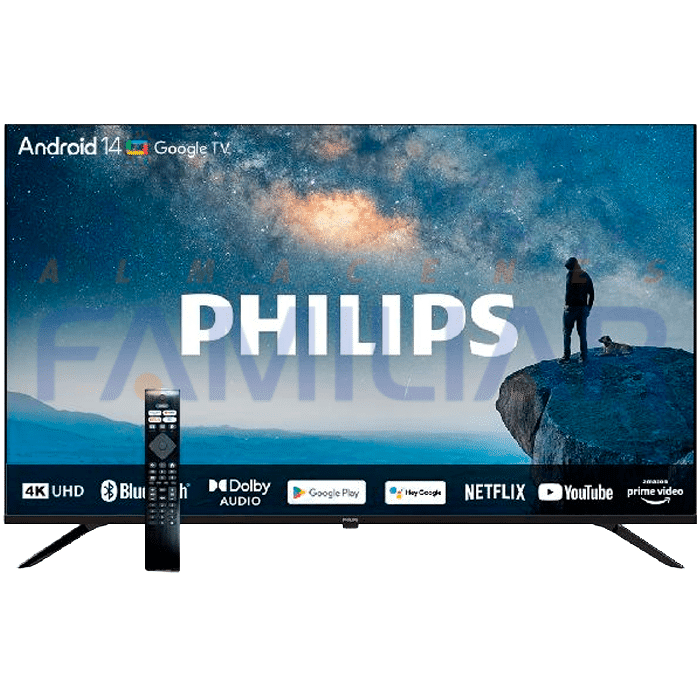 Smart TV Philips 55" LED UHD 4K | Android - Google TV
