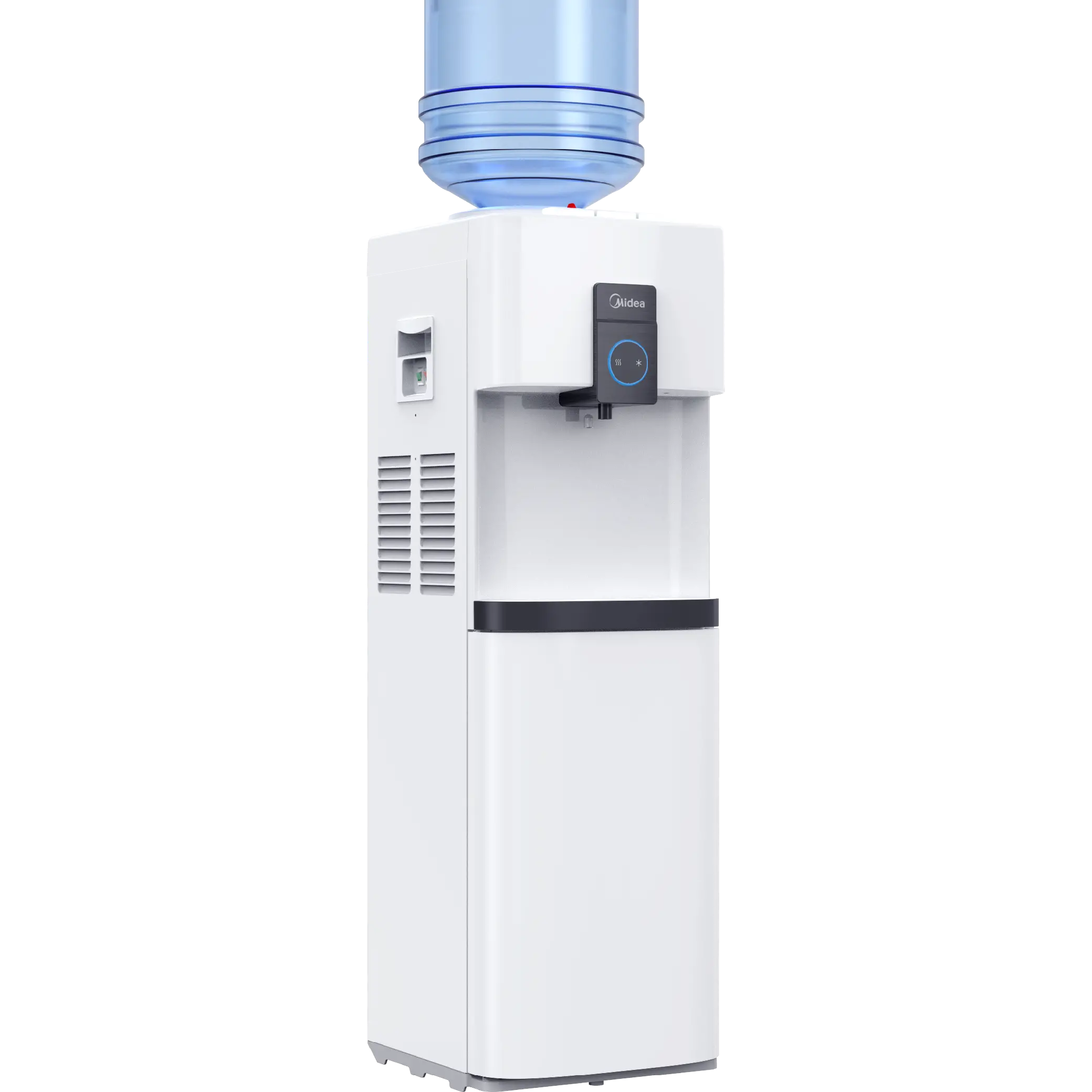 Dispensador de agua MIDEA | Botellón superior blanco
