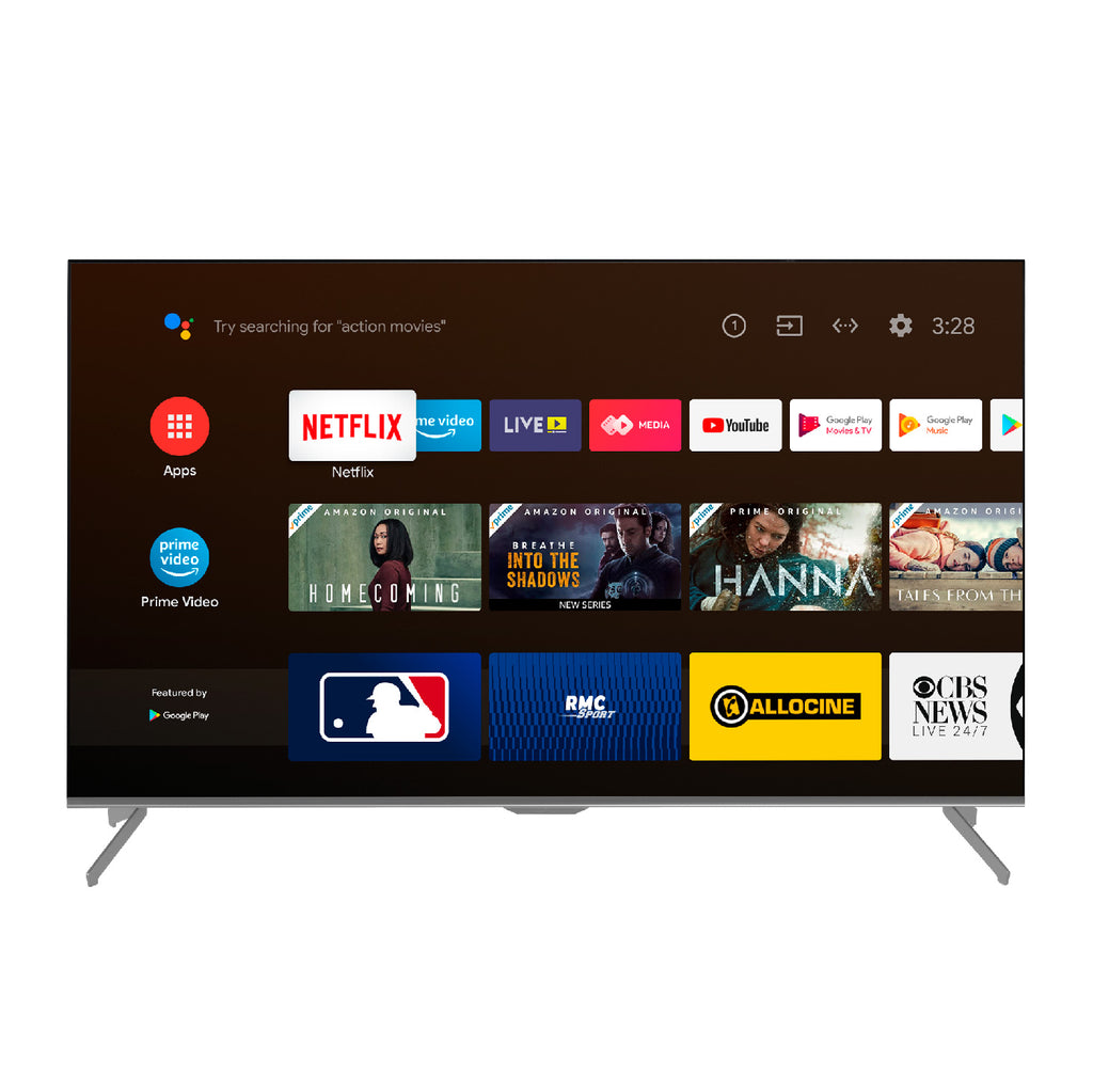 Smart TV Indurama 50" LED UHD 4K | Android - Google TV - Incluye soporte de pared