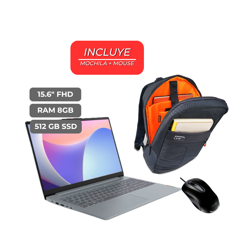 Laptop Lenovo Idea Pad S3 Intel Core i3 1.8GHZ - 8GB RAM - 512GB SSD Almacenamiento - 15.6″ FHD