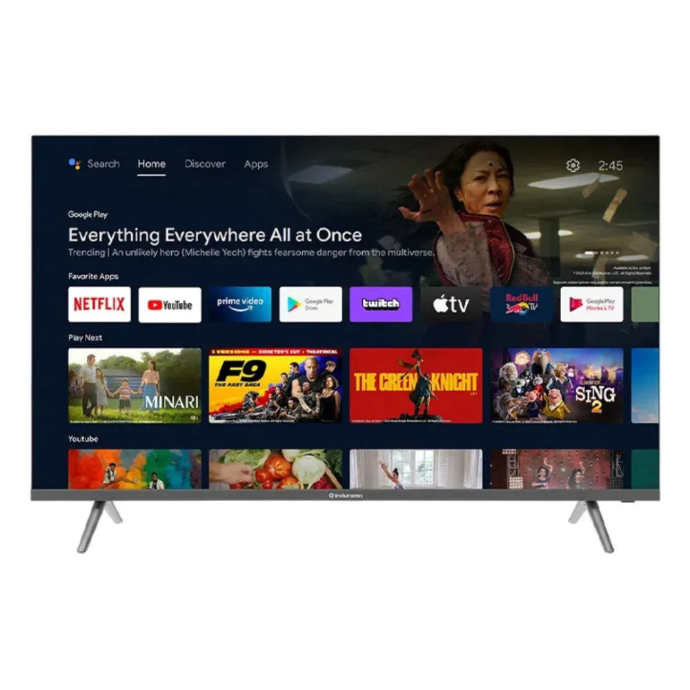 Smart TV Indurama 70" LED UHD 4K | Android - Google TV - Incluye soporte de pared